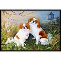 Carolines Treasures Japanese Chin Wasabi And Ginger Indoor and Outdoor Mat- 24 x 36 in. MH1061JMAT